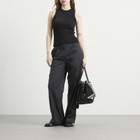 mfpen Women's Appointment Top in Black Merino Silk