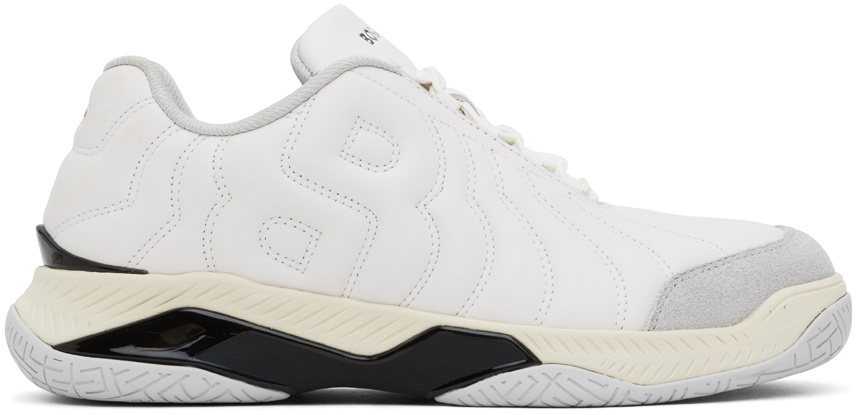 BOSS White Courtstride Sneakers