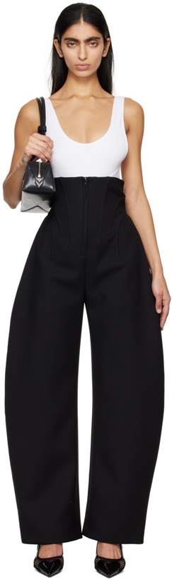 Photo: ALAÏA Black Round Corset Trousers