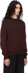 Studio Nicholson Burgundy Gulf Sweater