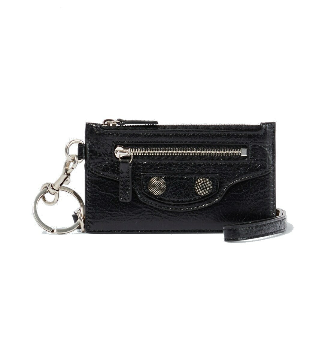 小物 BALENCIAGA Le Cagole wallet Balenciaga Le Cagole Crocodile-Effect Calfskin Card Holder