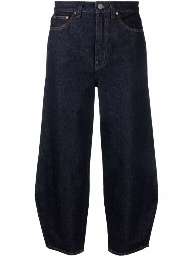 Photo: TOTEME - Barrel Leg Denim Cotton Jeans