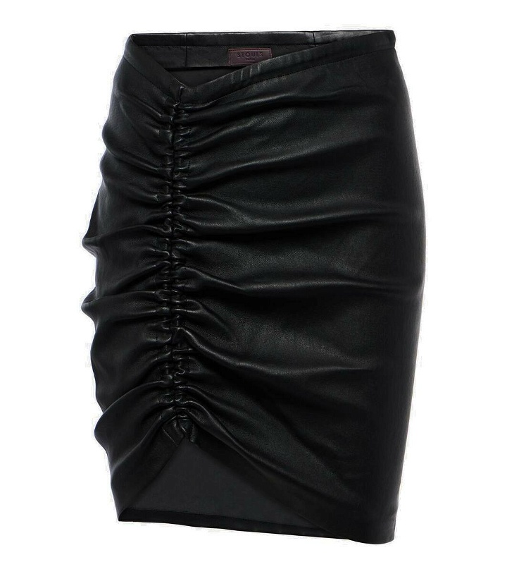 Photo: Stouls Mouna leather miniskirt