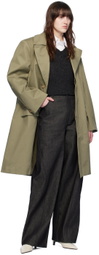 Elleme Khaki Button Coat