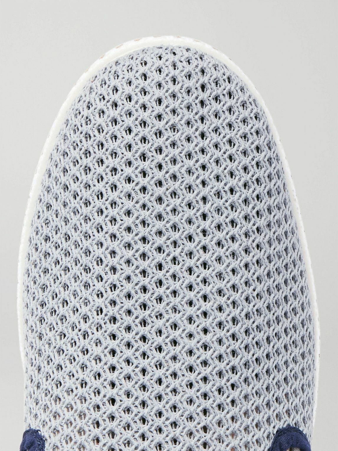 RIVIERAS - Maltese Falcon Cotton-Mesh and Canvas Espadrilles - Blue