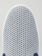 RIVIERAS - Maltese Falcon Cotton-Mesh and Canvas Espadrilles - Blue