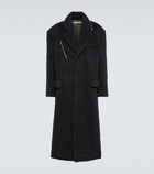 Acne Studios Single breasted wool-blend coat