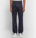 Fendi - Logo-Appliquéd Denim Jeans - Men - Dark denim