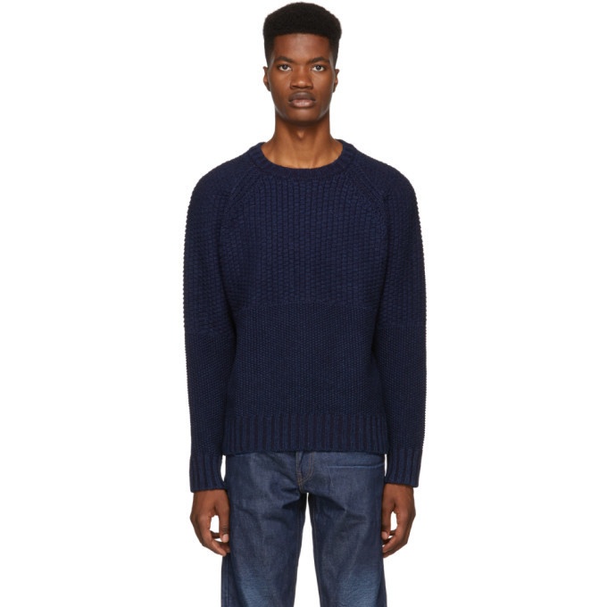 Photo: Levis Made and Crafted Navy Fisherman Sweater