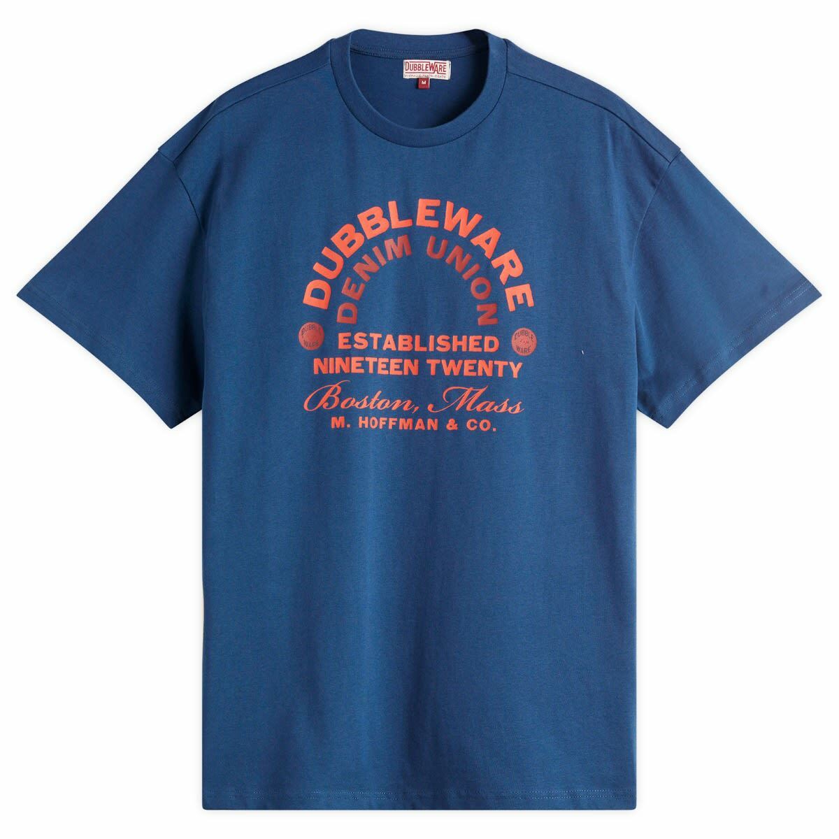 Dubbleware Men's Denim Union T-Shirt in Navy
