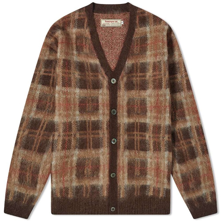 Photo: Anonymous Ism Mohair Check Cardigan