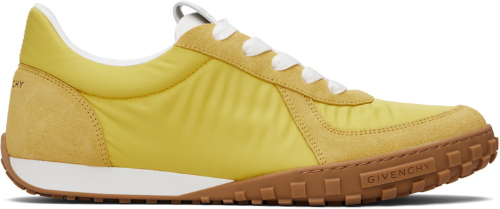 Photo: Givenchy Yellow Glide Runner Sneakers