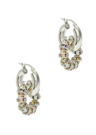 Pearl Octopuss.y Les Créoles Petite Sterling Silver Hoop Earrings - One Size