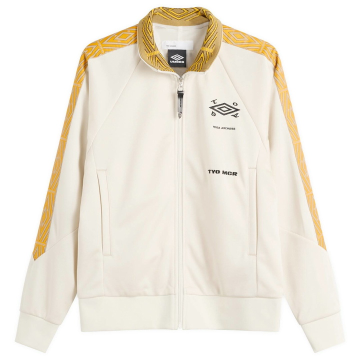 Photo: TOGA ARCHIVES Women's TOGA x Umbro Track Jacket in Off White