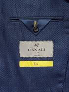 CANALI - Kei Slim-Fit Unstructured Cotton-Blend Blazer - Blue