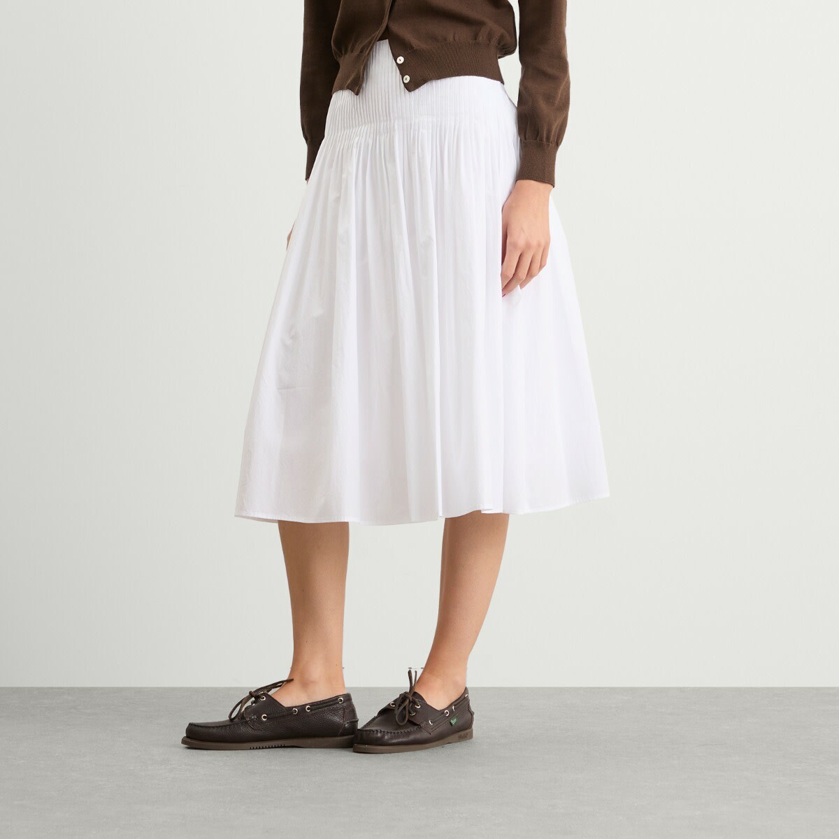 Nothing Written Women's Sherry Pleated Skirt in White