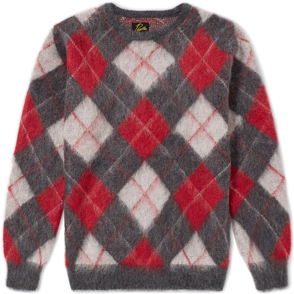 Needles Mohair Argyle Crew Knit Needles