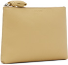 LEMAIRE Yellow Embossed Pouch