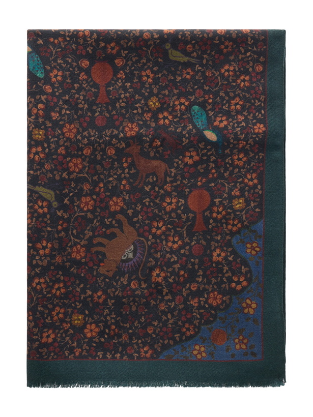 Photo: De Bonne Facture - Printed Wool-Twill Scarf