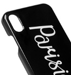 Maison Kitsuné - Printed iPhone X Case - Black