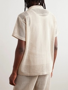 BODE - Macramé Cotton Shirt - Neutrals