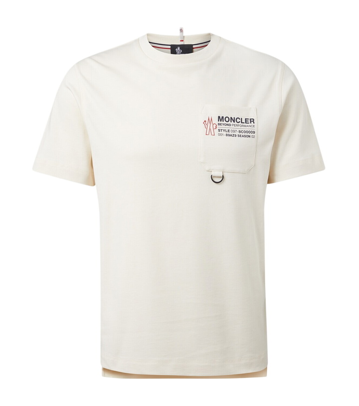Photo: Moncler Grenoble Logo cotton jersey T-shirt