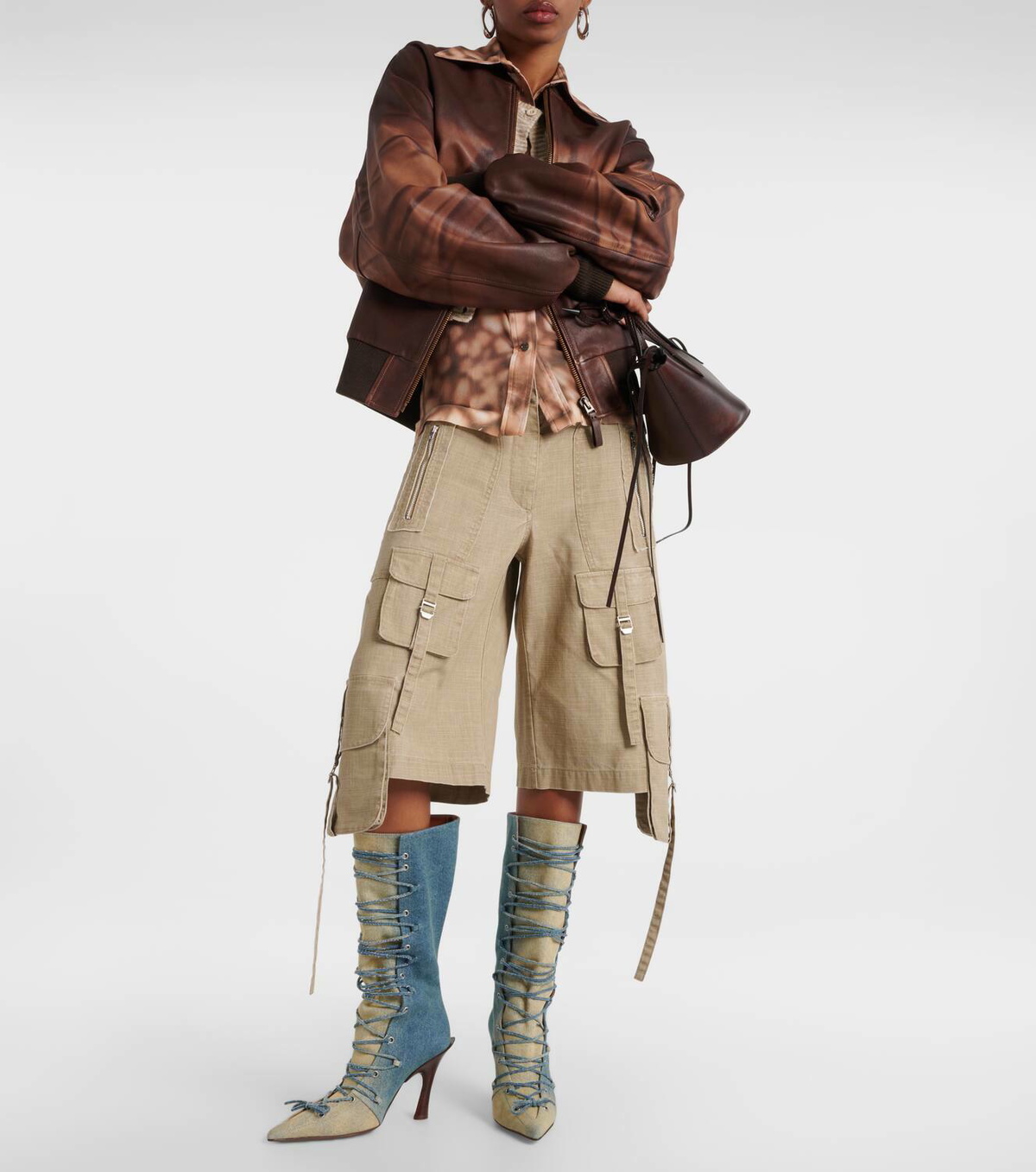 【ACNE STUDIOS】Shearing denim boots ブーツ ACNE STUDIOS】Shearing denim boots ブーツ