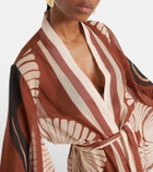 Johanna Ortiz Belted midi dress