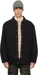 Diesel Black D-Flaim-D Denim Overshirt