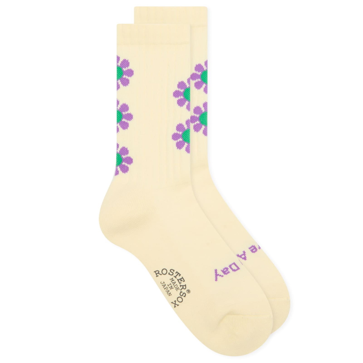 Rostersox Peace Socks in Yellow