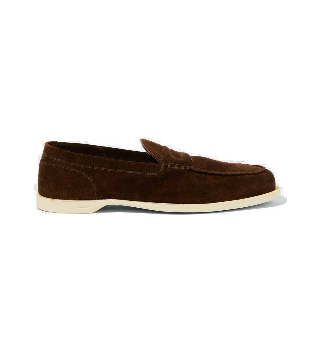Photo: John Lobb Pace suede loafers