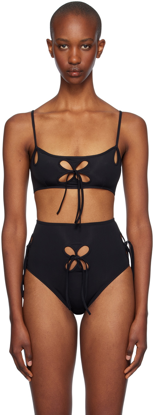 J.Kim Black Chilla Bikini Top