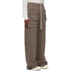 Rick Owens DRKSHDW Gray Tower Creatch Wide Drawstring Cargo Pants