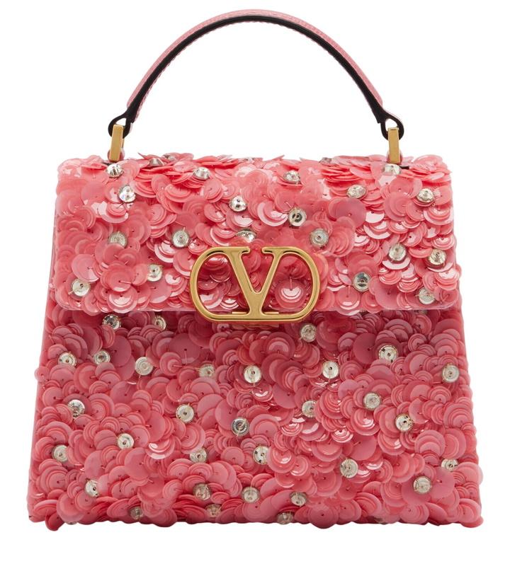 Photo: Valentino Garavani VSling Mini sequined top-handle bag