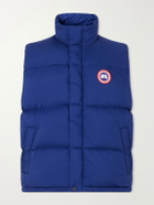 Canada Goose - Sterling Logo-Appliquéd Quilted Shell Down Gilet - Blue