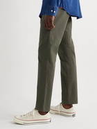 NN07 - Theo Tapered Stretch Organic Cotton-Twill Chinos - Green