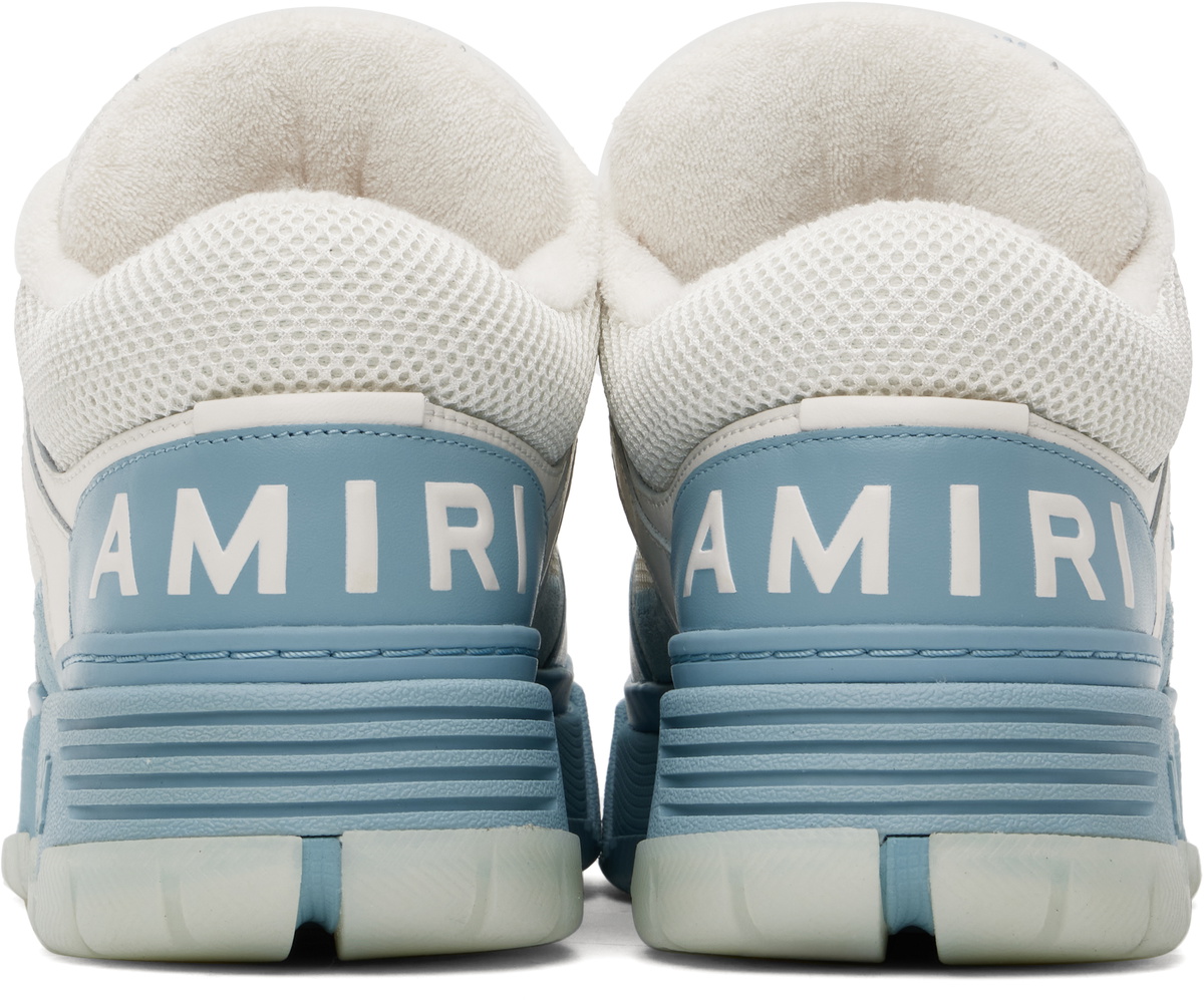 AMIRI White & Blue MA-1 Sneakers Amiri