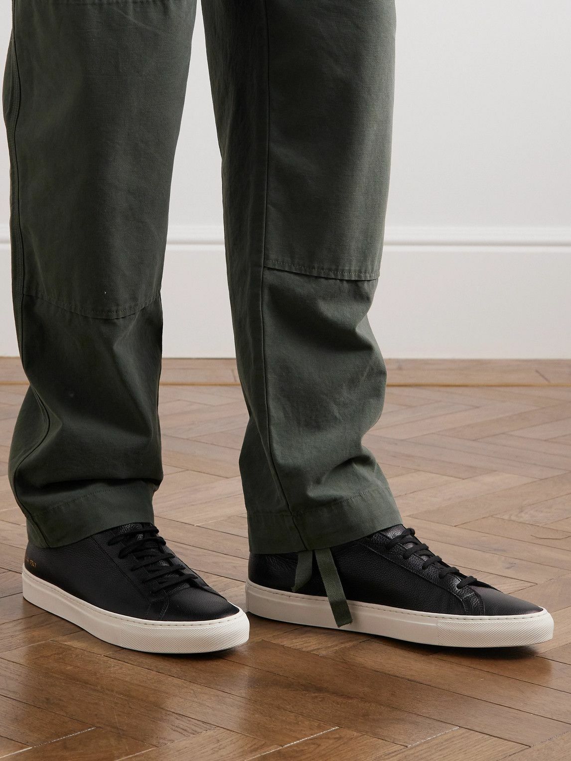 Common Projects - Original Achilles Full-Grain Leather Sneakers - Black
