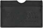 MM6 Maison Margiela Black Numeric Card Holder