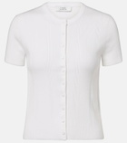Vince Ribbed-knit cotton-blend cardigan
