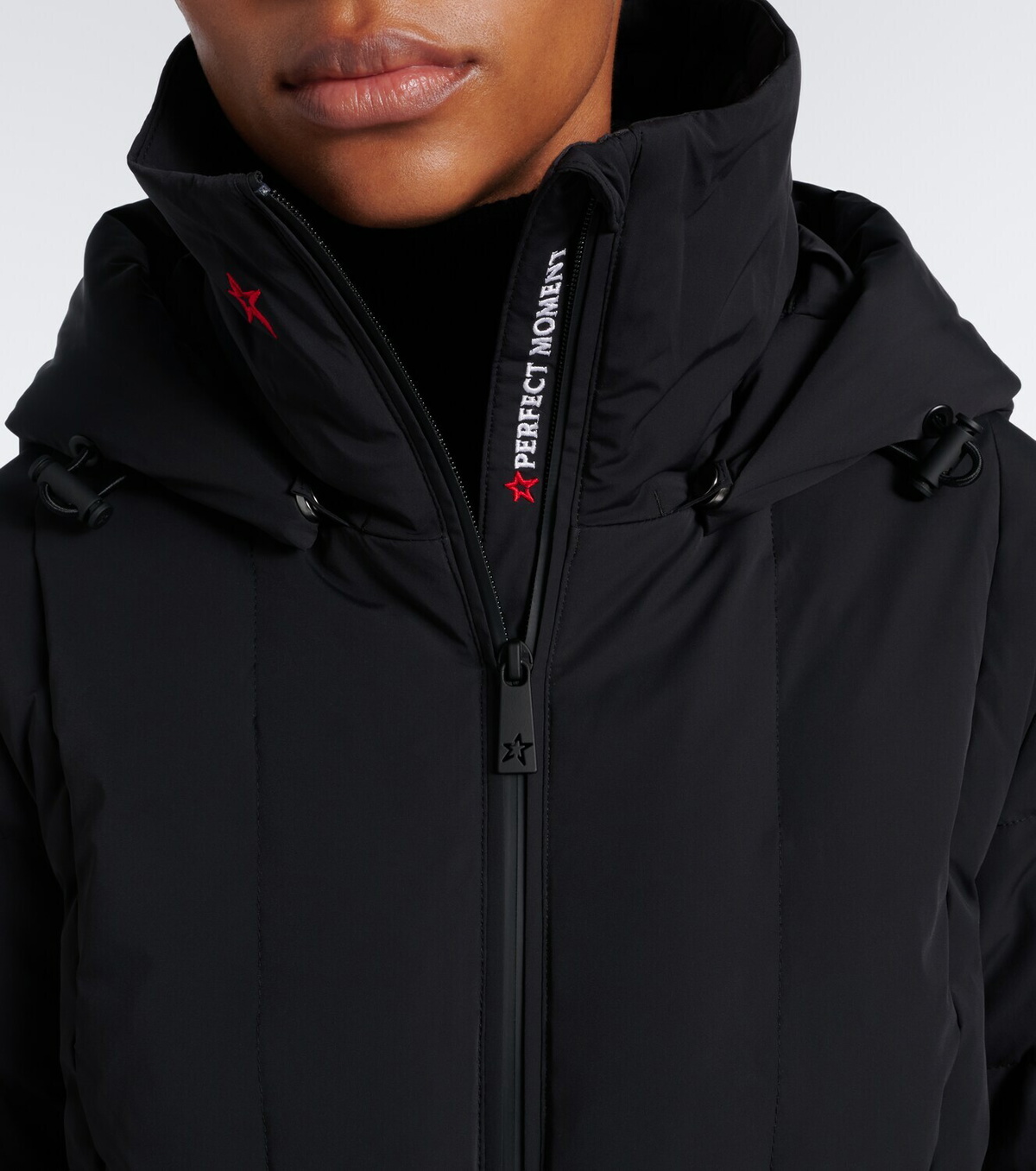 Perfect Moment Waisted belted down ski jacket