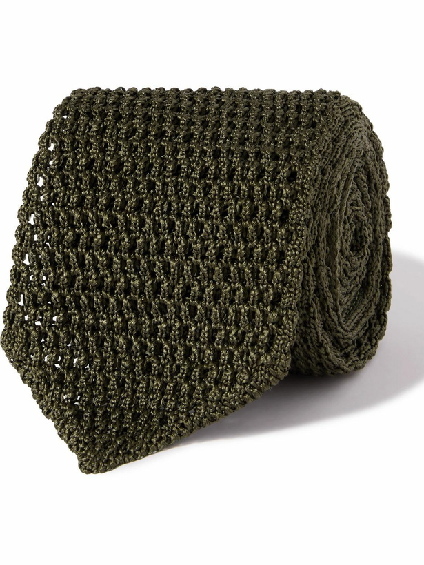 Photo: TOM FORD - 7cm Knitted Silk Tie