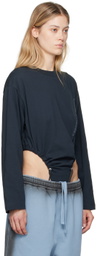 Y/Project Black Pinched Logo Bodysuit
