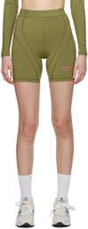 7 DAYS Active Green Paneled Shorts
