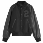 Dsquared2 Men's College Bomber Jacket in Black