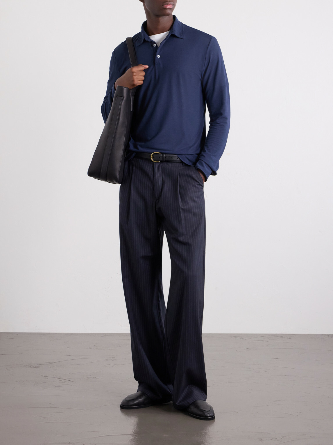 Slowear - Zanone Slim-Fit IceCotton Piqué Polo Shirt - Blue