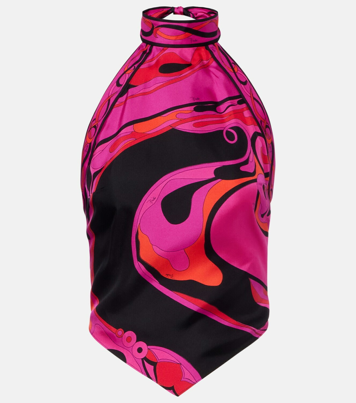 Pucci Iride silk twill top
