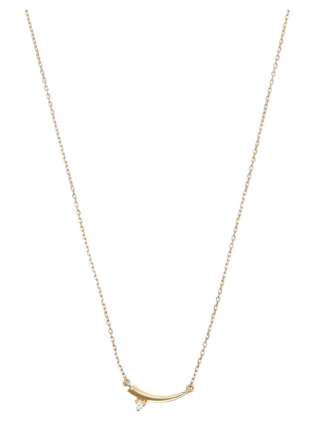 Photo: Adina Reyter 14K Yellow Gold Thorn Tiny Diamond Necklace