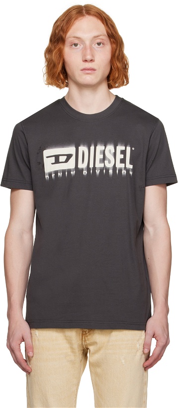 Photo: Diesel Gray T-Diegor-L6 T-Shirt