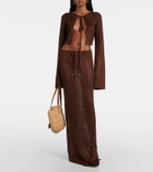 Bananhot Alma sequined knitted cardigan